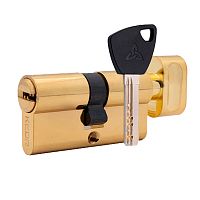Цилиндр KEDR Brass 80T (40*40T) ZCG полированная латунь